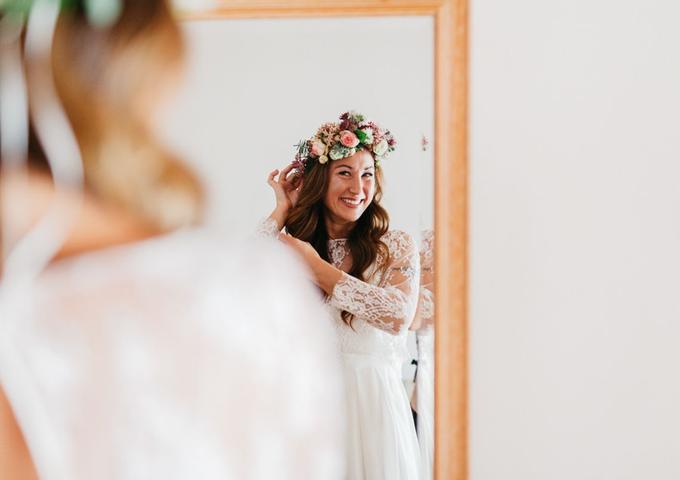 Wann sollte man vor der Hochzeit Haare färben?