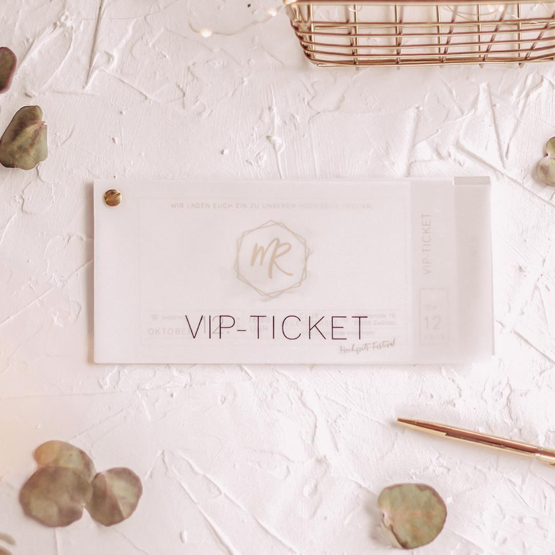 vip ticket hochzeit