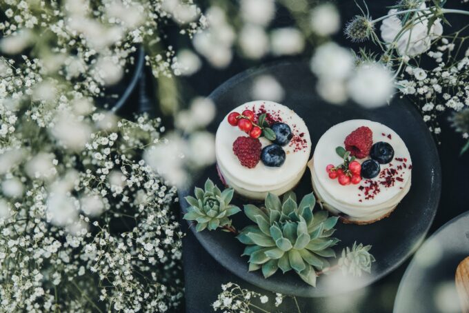 Princess Cheesecake für die Hochzeitstorte