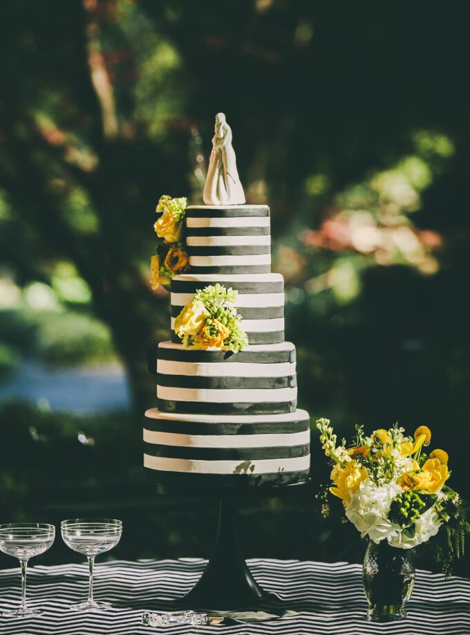 Hochzeitstorten im Farbmotto Grün